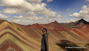 Rainbow mountains in Peru